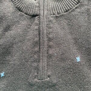 Designer Cashmere Silk Mock neck sweater